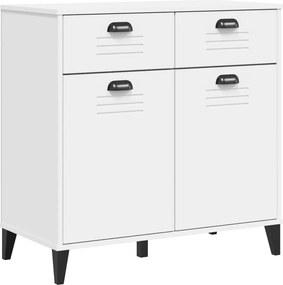 vidaXL Μπουφές VIKEN Λευκός 80 x 40 x 80 εκ. από Επεξεργασμένο Ξύλο