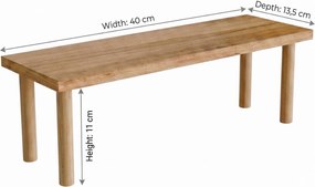 Ράφι Κουζίνας Πεύκο CORA 40x13.5x11