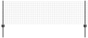 vidaXL Ευρωπαϊκό Φράχτη με 22 U Posts Γκρι 0,6x50 μ Μέταλλο