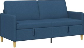 vidaXL Καναπές με Αποθήκευση Μπλε 172 x 78 x 87 εκ Πολυεστέρας