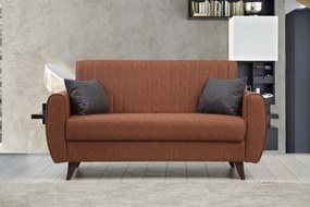 2-Seat Sofa-Bed Alkon - Tile Red Tile Red