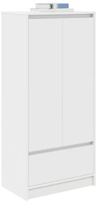 vidaXL Ντουλάπι με συρτάρι 55,5x34x119,5 cm Ξύλινο μηχανουργικό ξύλο