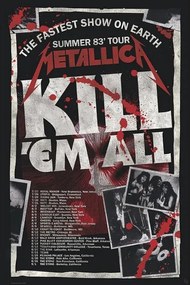 Αφίσα Metallica - Kill'Em All 83 Περιοδεία