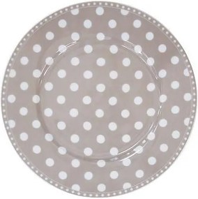 ΠΙΑΤΟ ΔΕΙΠΝΟΥ Δ26.5cm KRASILNIKOFF - DOT BEIGE