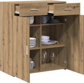 vidaXL Ντουλάπι αποθήκευσης artisan δρυς 80 x 42.5 x 93.5 εκ.