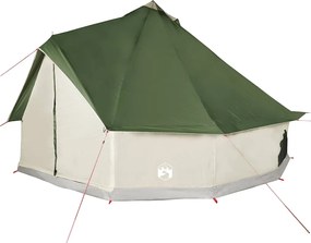 vidaXL Σκηνή Οικογενειακή Tipi 10 Ατόμων Αδιάβροχη Πράσινη