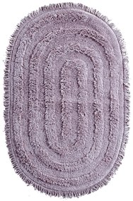 Πατάκι Μπάνιου Οβάλ Ronan 35 Lilac 70x110 - Kentia