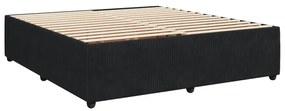 ΚΡΕΒΑΤΙ BOXSPRING ΜΕ ΣΤΡΩΜΑ ΜΑΥΡΟ 180X200 ΕΚ. ΒΕΛΟΥΔΙΝΟ 3287820