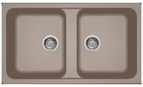 Νεροχύτης κουζίνας LIFE 450 Tortora 43 ELLECI 86x50cm