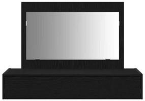 vidaXL Τραπέζι περιποίησης Μαύρο 100 x 40 x 70 εκ. Επεξεργασμένο ξύλο