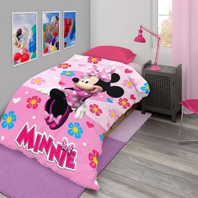 Κουβέρτα Παιδική Disney Home Minnie 514 Pink DimCol Μονό 160x240cm Πολυέστερ