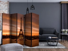 Διαχωριστικό με 5 τμήματα - Eiffel tower at dawn II [Room Dividers]