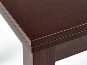 Τραπέζι Houston 224, Καρυδί, 76x80x80cm, 32 kg, Επιμήκυνση, Πλαστικοποιημένη μοριοσανίδα, Ινοσανίδες μέσης πυκνότητας | Epipla1.gr