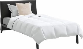 vidaXL Χειμερινό Παπλωματοθήκη με μαξιλάρι 2 pcs Λευκό Φτέρος