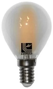 Λάμπα COG LED 4W Ε14 ντιμαριζόμενη σφαιρική ματ LUMEN 13-1413409