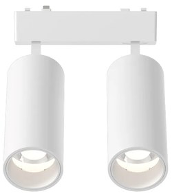 InLight Φωτιστικό LED 2x9W 3CCT για Ultra-Thin μαγνητική ράγα σε λευκή απόχρωση D:16cmX4,4cm (T05205-WH)