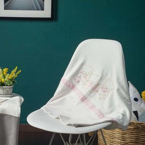 Art 3103 Κουβέρτα bebe κεντημένη BEAUTY HOME FL
