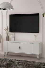 Stewehome Μοντέρνο έπιπλο τηλεόρασης με ντουλάπι 120x26x48 cm