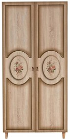 Ντουλάπα Δίφυλλη Stil 863SPH4203 90x52x192cm Multi-Oak Δίφυλλη