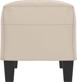 vidaXL Πάγκος Κρεμ 70 x 35 x 41 εκ. από Ύφασμα Μικροϊνών