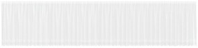 vidaXL Κουρτίνες με κουρτίνες Floral Λευκό 1200 x 160 cm Πολυεστέρας