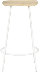 vidaXL Σκαμπό Μπαρ 2 τεμ. από Μασίφ Ξύλο Μάνγκο