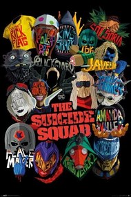 Αφίσα The Suicide Squad - Icons, (61 x 91.5 cm)