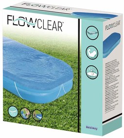 Bestway Κάλυμμα Πισίνας Flowclear 262 x 175 x 51  εκ.