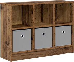 vidaXL Πλαϊνό γραφείο Παλιό ξύλο 73,5 x 22,5 x 53,5 εκ