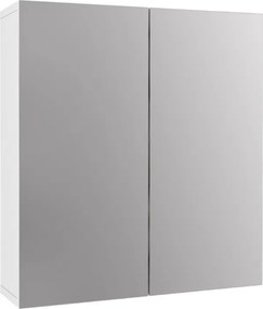 Καθρέπτης μπάνιου Binary Μegapap χρώμα λευκό 60x17,2x65εκ.