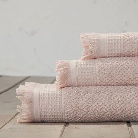 Πετσέτα Dorinda Powder Pink Nima Σώματος 90x150cm 100% Βαμβάκι