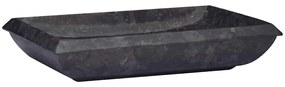 vidaXL Νιπτήρας Μαύρος 50 x 35 x 10 εκ. Μαρμάρινος