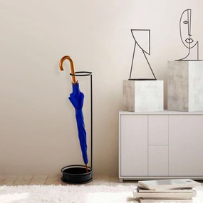 Ομπρελοθήκη Μαύρη SEMSIYE 22x22x75