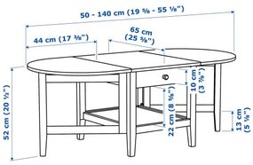 ARKELSTORP τραπέζι μέσης 302.608.07