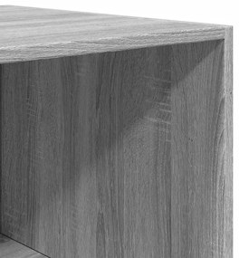 vidaXL Ντουλάπα Γκρι Sonoma 100 x 50 x 200 εκ. από Επεξεργασμένο Ξύλο