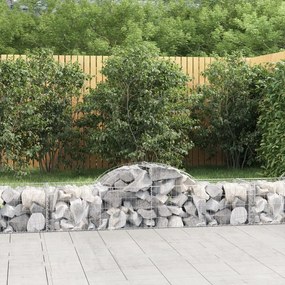 vidaXL Συρματοκιβώτια Τοξωτά 13 τεμ. 200x50x40/60 εκ. Γαλβαν. Ατσάλι