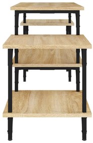 vidaXL Έπιπλο Τηλεόρασης Sonoma Δρυς 117x35x52 εκ. Επεξεργ. Ξύλο