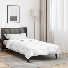 vidaXL Κουβέρτες & Κουβέρτες Λευκό 135 x 200 εκ. Μικροΐνες