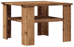 vidaXL Τραπεζάκι σαλονιού παλιό ξύλο 60x60x42 cm Ξύλο μηχανής