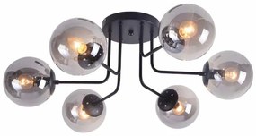Φωτιστικό Οροφής Πολύφωτο Aca Bombay OD807006C Black Matt