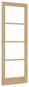 vidaXL Εσωτερική Πόρτα με Γυαλί "ORKDAL" 78x211x4 cm Στερεό Ξύλο Πεύκο
