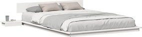 VidaXL Σκελετός Κρεβατιού Λευκό 150 x 200 cm ξύλο