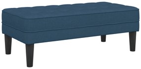 vidaXL Παγκάκι Μπλε 113x57x39 εκ. Υφάσμα