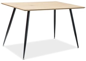 ΤΡΑΠΕΖΙ REMUS DAB / ΜΑΥΡΟ ΠΛΑΙΣΙΟ 120X80 DIOMMI REMUSD120 DIOMMI-80-2244