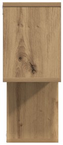 vidaXL Ράφι τοίχου Μασίφ Δρυός 100x20x53 εκ.