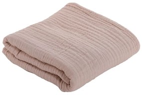 Κουβέρτα Βρεφική Whisper Pink Nef-Nef Κούνιας 110x150cm 100% Cotton
