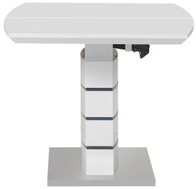 Τραπέζι επεκτεινόμενο Darsile Inart γκρι-ανθρακί mdf 140-180x90x76εκ 180x90x76 εκ.