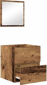vidaXL Ντουλάπι Μπάνιου Παλιό Ξύλο 41 x 38,5 x 45 cm