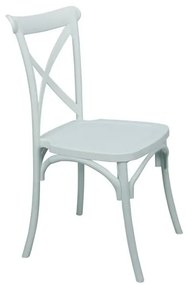 Ε377,1 DESTINY Καρέκλα Πολυπροπυλένιο (PP), Απόχρωση Άσπρο, Στοιβαζόμενη  48x51x90cm Καρέκλα Στοιβαζόμενη,  PP - PC - ABS, , 1 Τεμάχιο