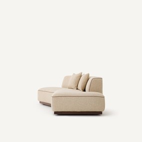 Καναπές μικρός αριστερός με υφή μπουκλέ, JACOPO